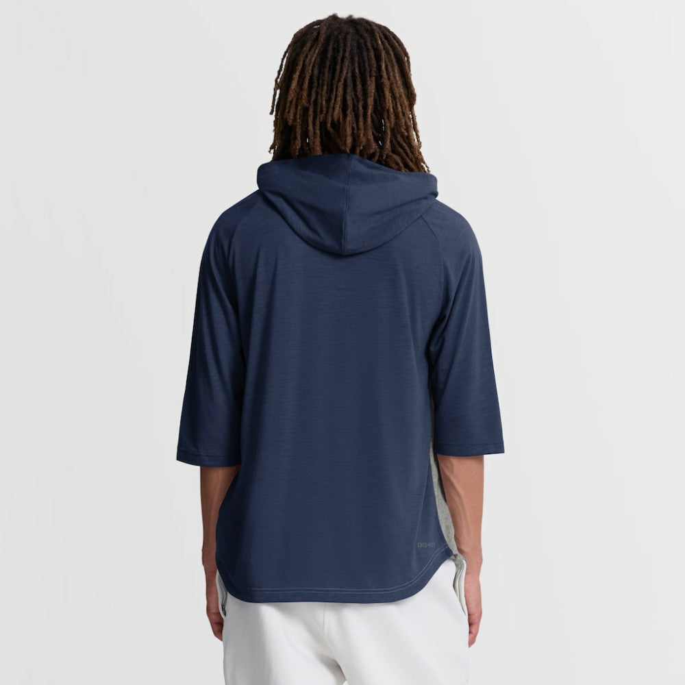 Boston Red Sox Nike Authentic Collection Flux Dri-FIT Raglan 3/4-Sleeve Hooded T-Shirt - MLB