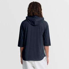 Atlanta Braves Nike Authentic Collection Flux Dri-FIT Raglan 3/4-Sleeve Hooded T-Shirt - MLB
