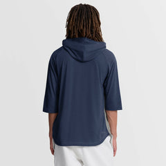 Tampa Bay Rays Nike Authentic Collection Flux Dri-FIT Raglan 3/4-Sleeve Hooded T-Shirt - MLB