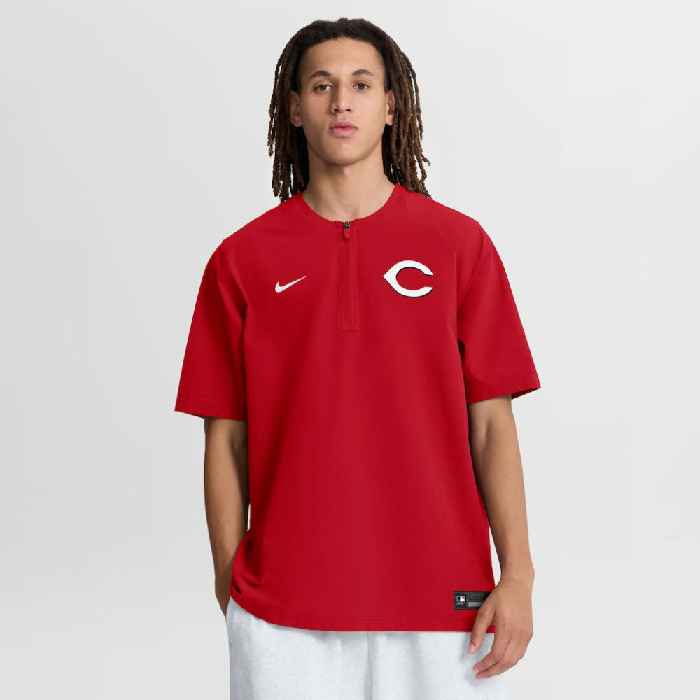 Cincinnati Reds Nike Authentic Collection Dri-FIT Quarter-Zip Windshirt - MLB