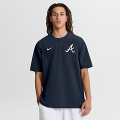Atlanta Braves Nike Authentic Collection Dri-FIT Quarter-Zip Windshirt - MLB