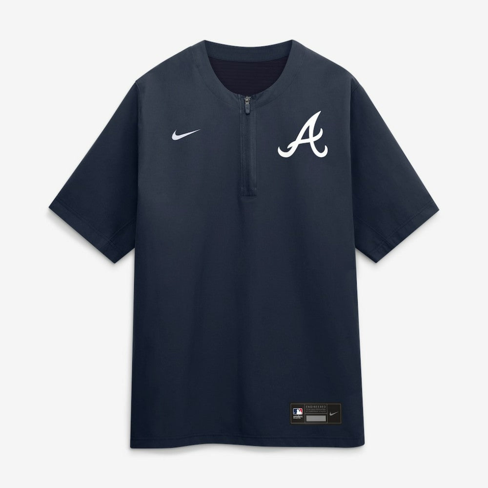 Atlanta Braves Nike Authentic Collection Dri-FIT Quarter-Zip Windshirt - MLB