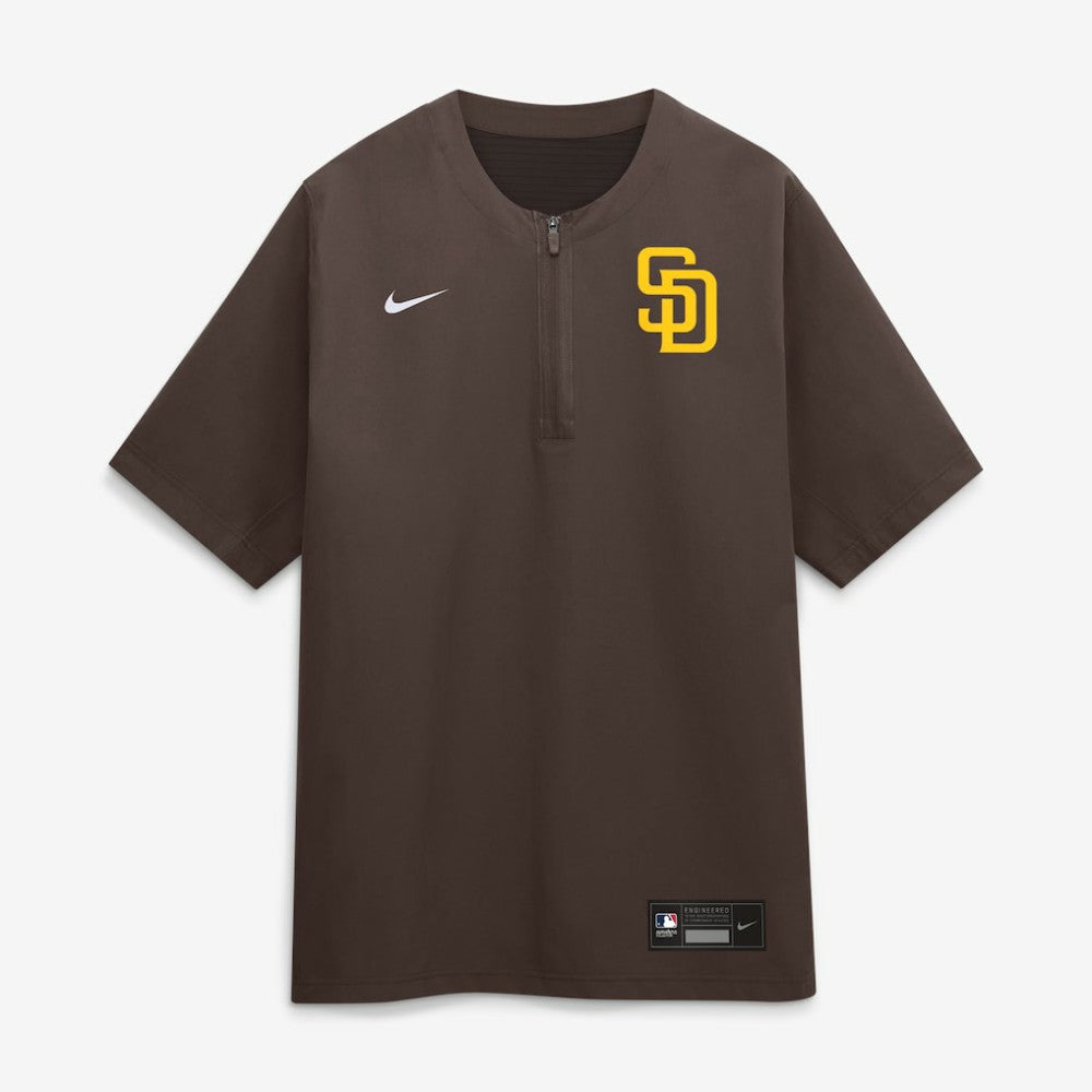 San Diego Padres Nike Authentic Collection Dri-FIT Quarter-Zip Windshirt - MLB
