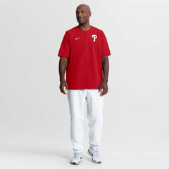 Philadelphia Phillies Nike Authentic Collection Dri-FIT Quarter-Zip Windshirt - MLB