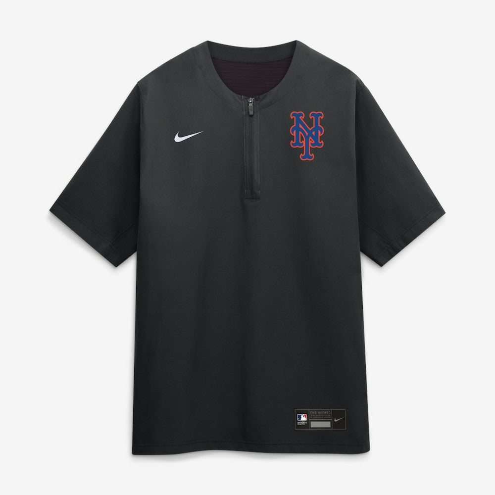 New York Mets Nike Authentic Collection Dri-FIT Quarter-Zip Windshirt - MLB