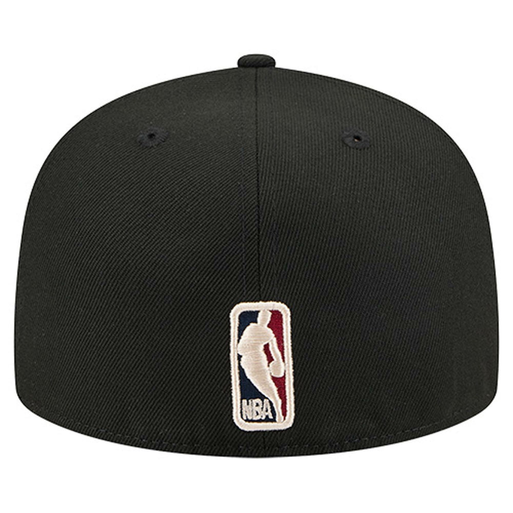 Milwaukee Bucks Core Logo 59FIFTY Fitted Hat Black - NBA