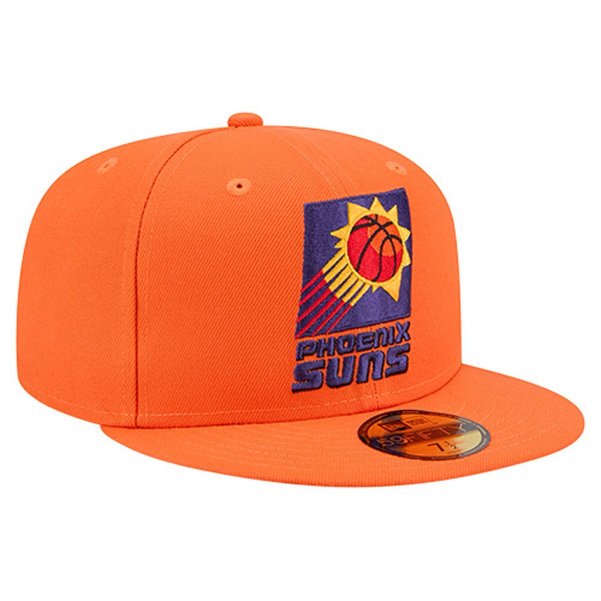 Phoenix Suns Core Logo 59FIFTY Fitted Hat Orange - NBA