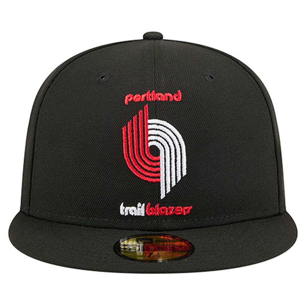 Portland Trail Blazers Core Logo 59FIFTY Fitted Hat Black - NBA