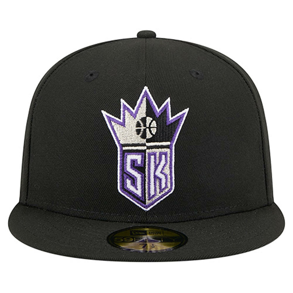 Sacramento Kings Core Logo 59FIFTY Fitted Hat Black - NBA