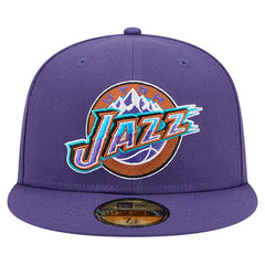 Utah Jazz Core Logo 59FIFTY Fitted Hat Purple - NBA