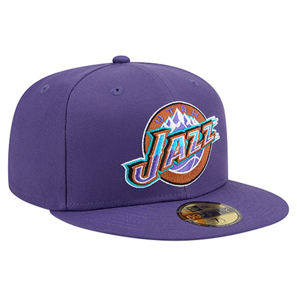 Utah Jazz Core Logo 59FIFTY Fitted Hat Purple - NBA