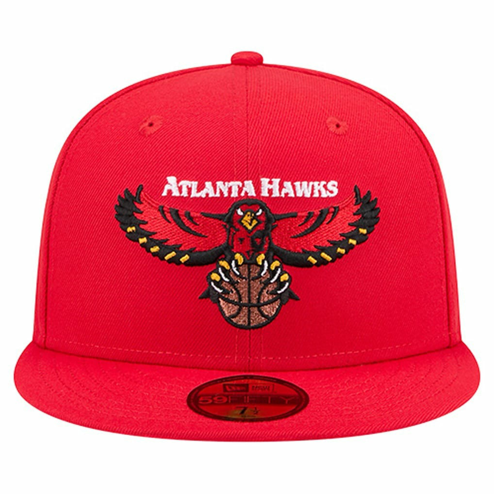 Atlanta Hawks Core Logo 59FIFTY Fitted Hat Red - NBA