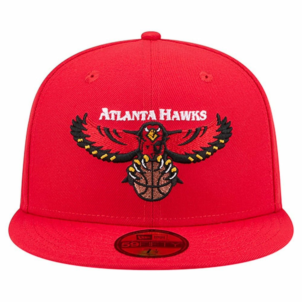 Atlanta Hawks Core Logo 59FIFTY Fitted Hat Red - NBA