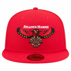 Atlanta Hawks Core Logo 59FIFTY Fitted Hat Red - NBA