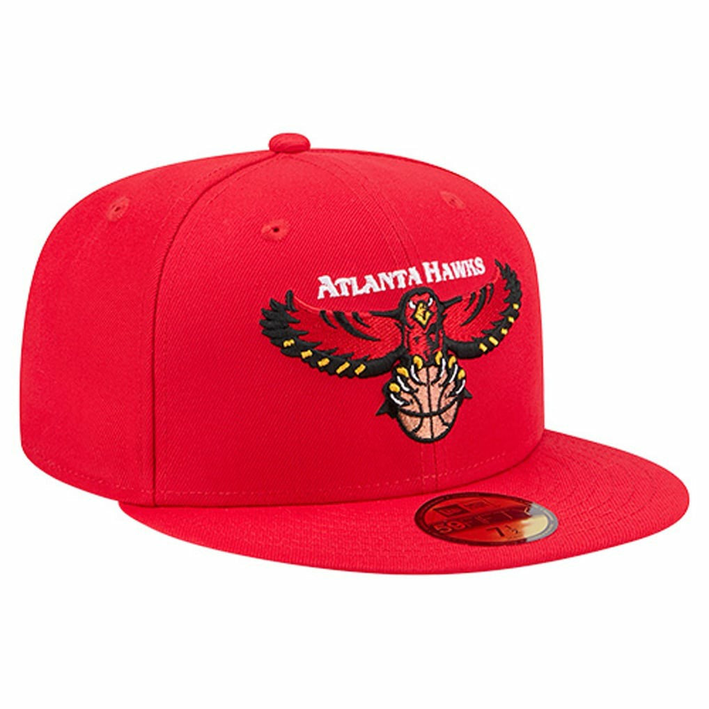 Atlanta Hawks Core Logo 59FIFTY Fitted Hat Red - NBA
