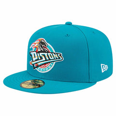 Detroit Pistons Core Logo 59FIFTY Fitted Hat Teal - NBA