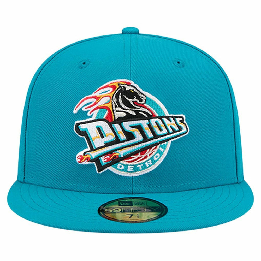 Detroit Pistons Core Logo 59FIFTY Fitted Hat Teal - NBA