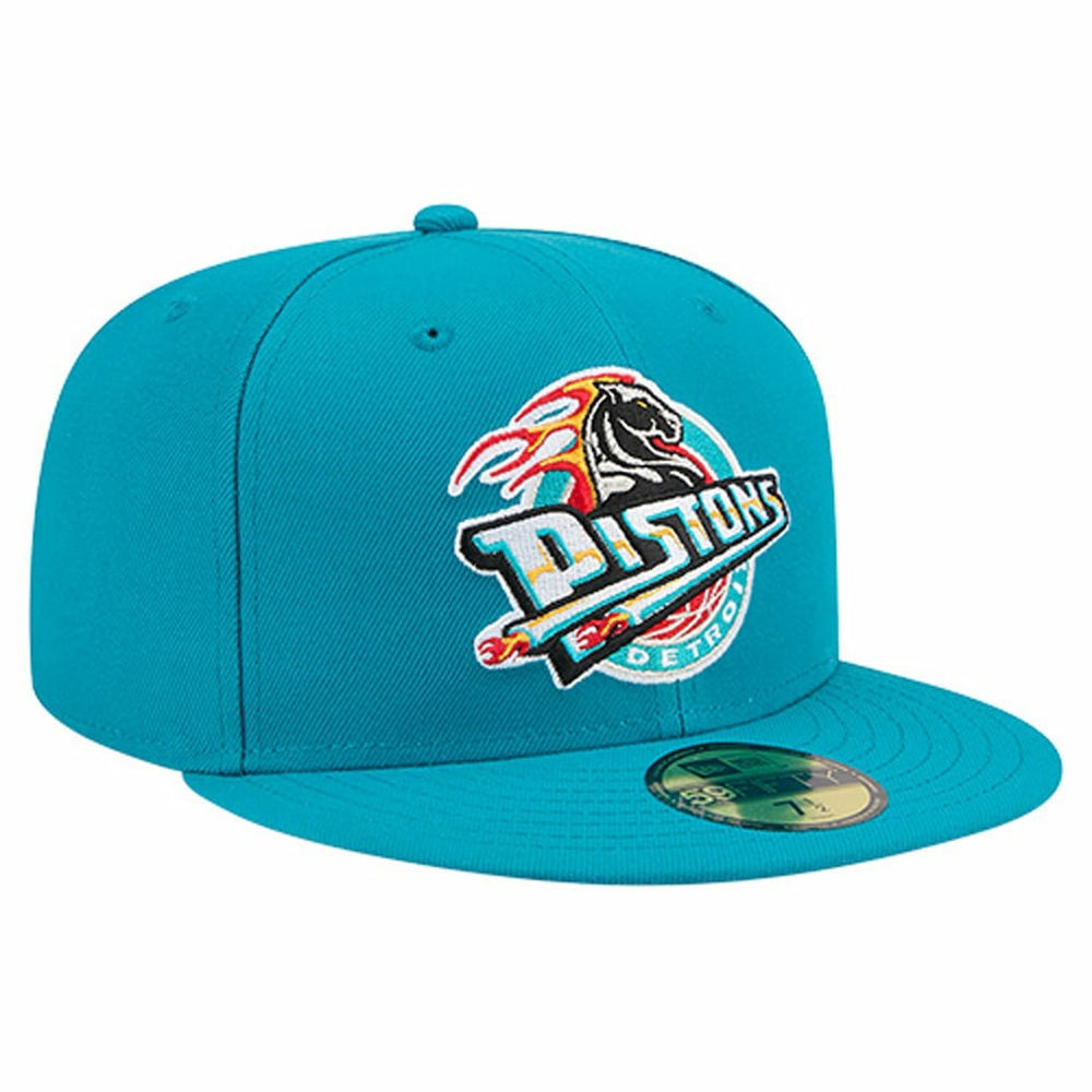 Detroit Pistons Core Logo 59FIFTY Fitted Hat Teal - NBA