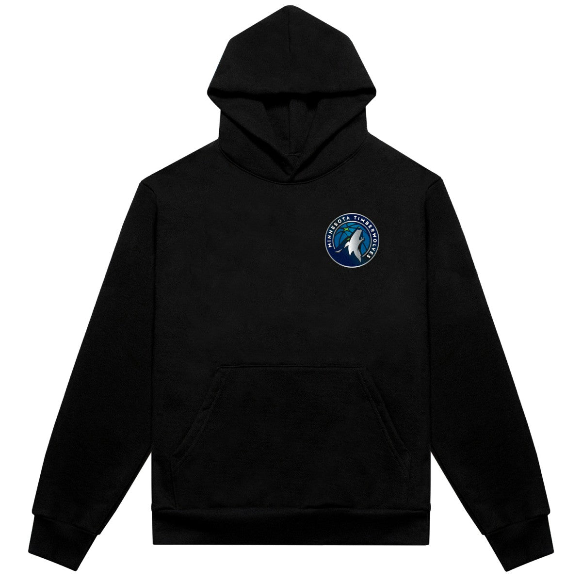 Minnesota Timberwolves Authmade Vintage Metal Premium Heavyweight Pullover Hoodie Black - NBA
