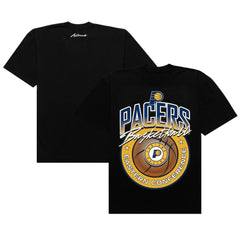 Indiana Pacers Authmade Basketball Mesh Premium T-Shirt Black - NBA
