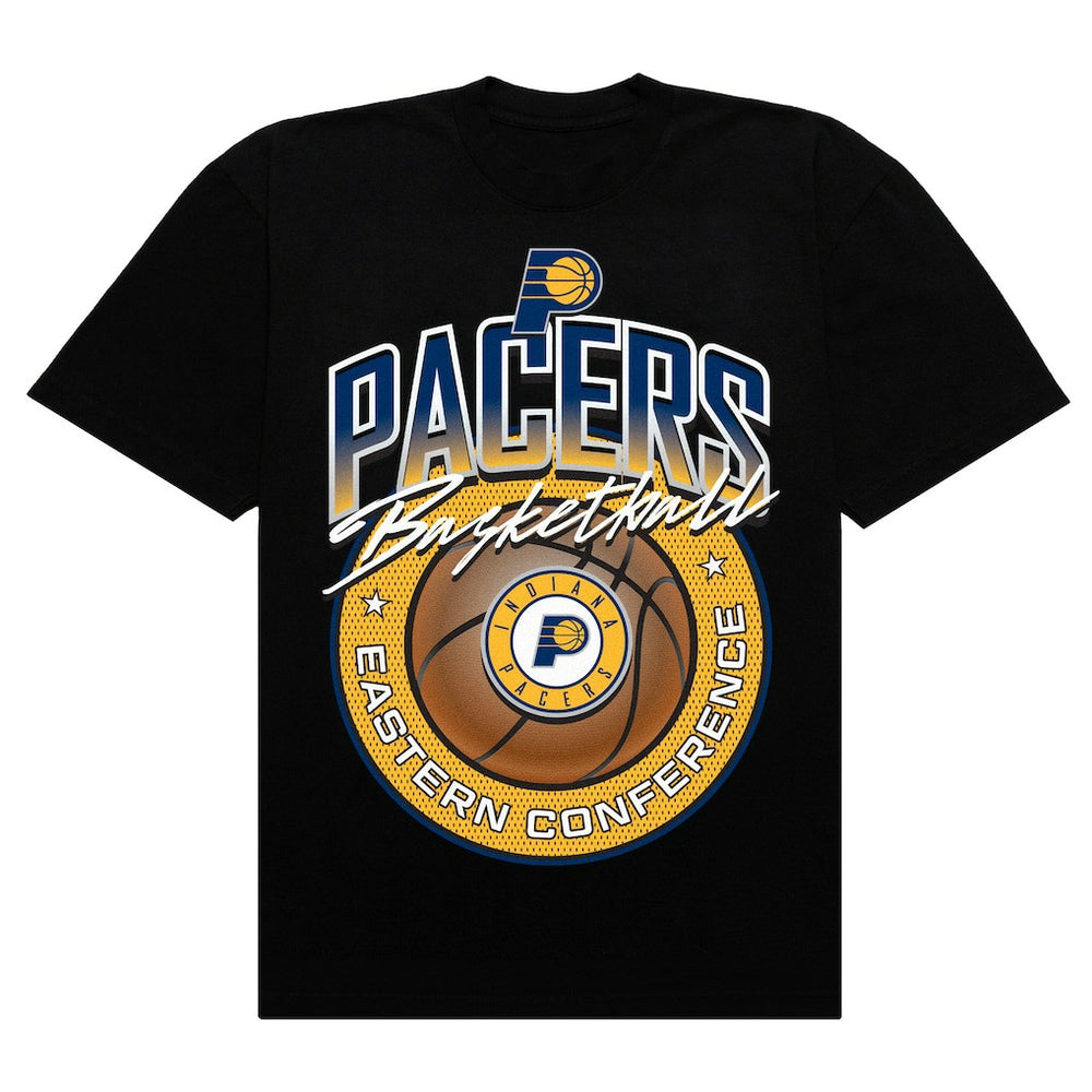 Indiana Pacers Authmade Basketball Mesh Premium T-Shirt Black - NBA