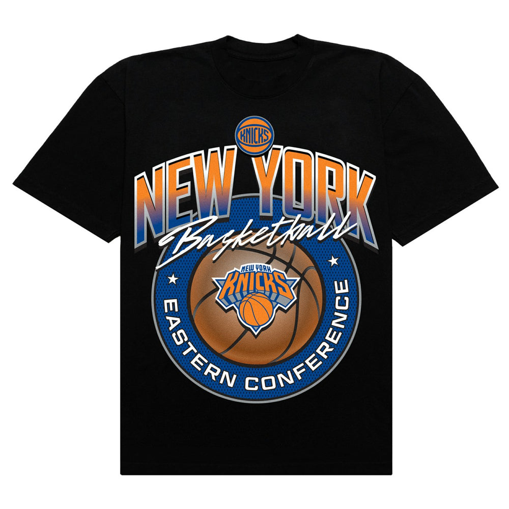 New York Knicks Authmade Basketball Mesh Premium T-Shirt Black - NBA