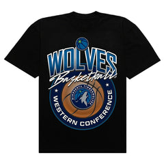 Minnesota Timberwolves Authmade Basketball Mesh Premium T-Shirt Black - NBA