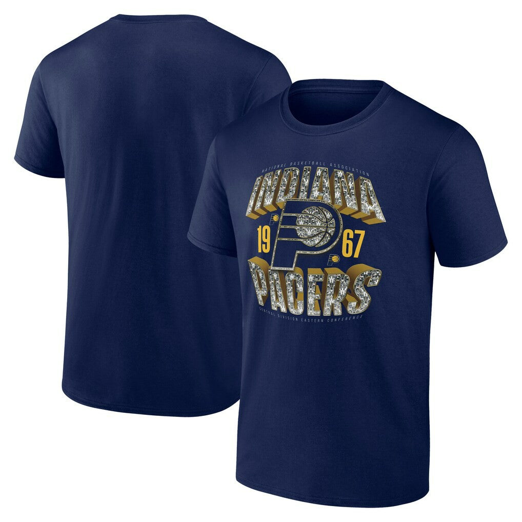 Indiana Pacers Quick Strides T-Shirt Navy - NBA