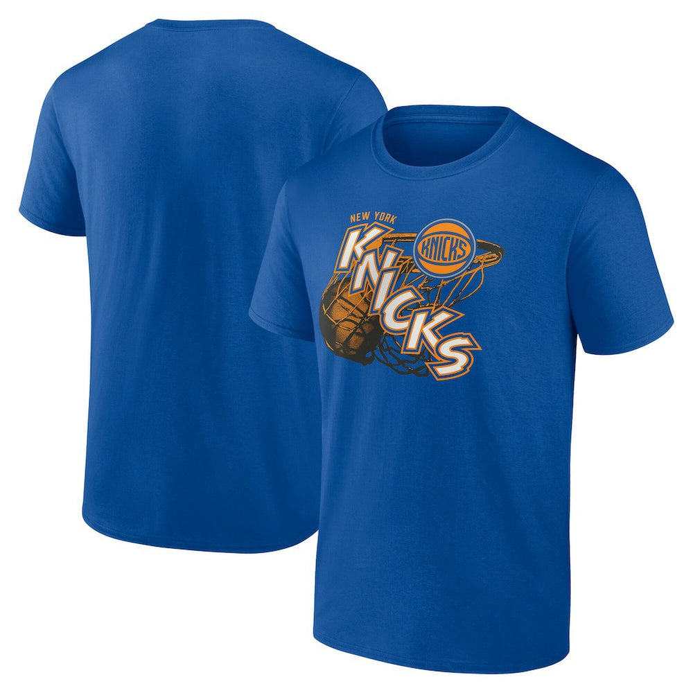 New York Knicks Earnest Passion T-Shirt Blue - NBA