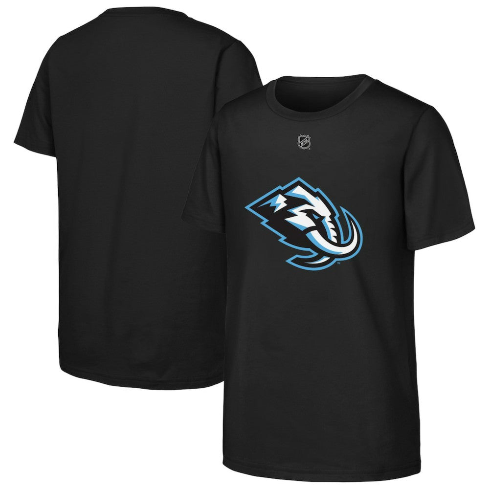Utah Mammoth Outerstuff Youth Primary Logo T-Shirt - Black - NHL