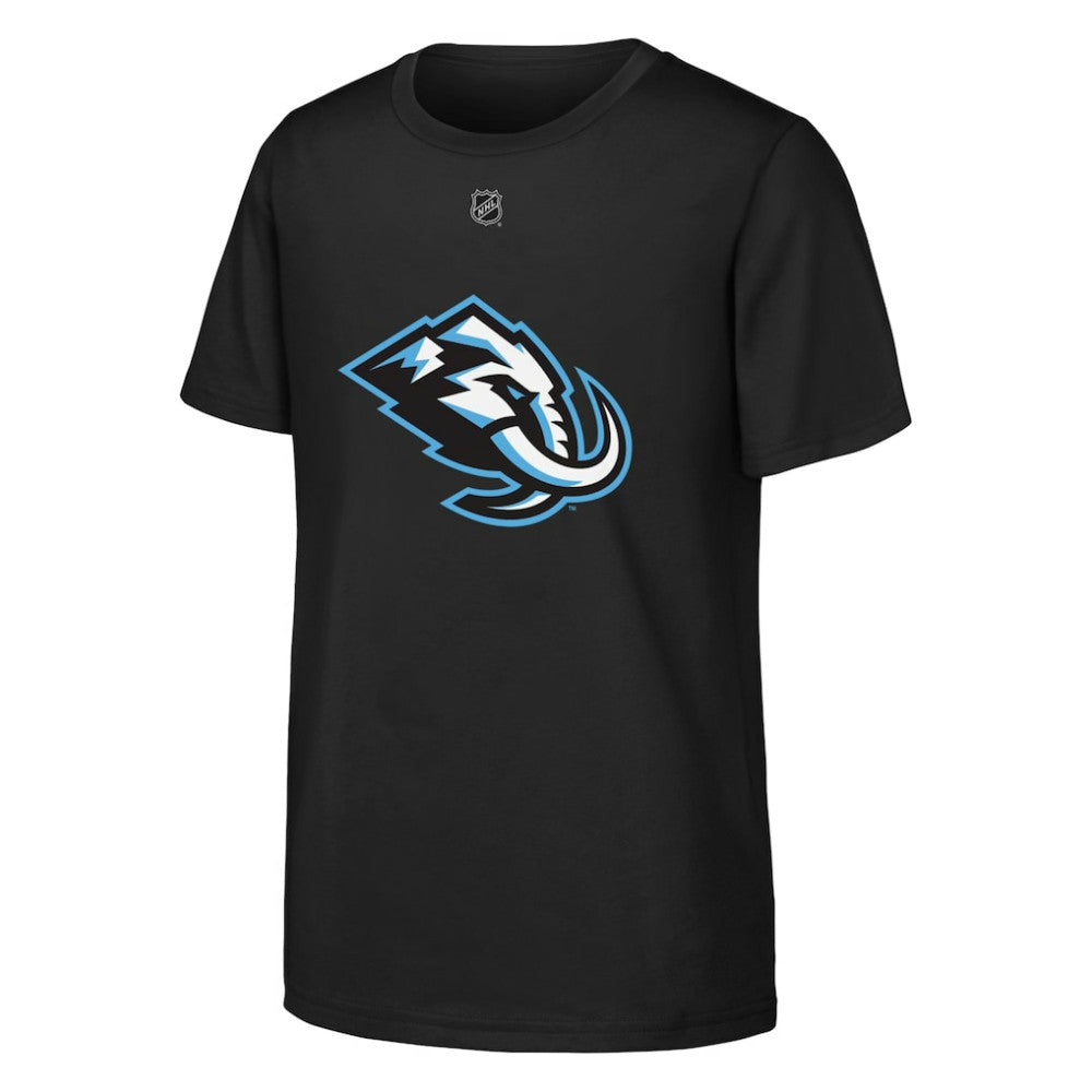 Utah Mammoth Outerstuff Youth Primary Logo T-Shirt - Black - NHL