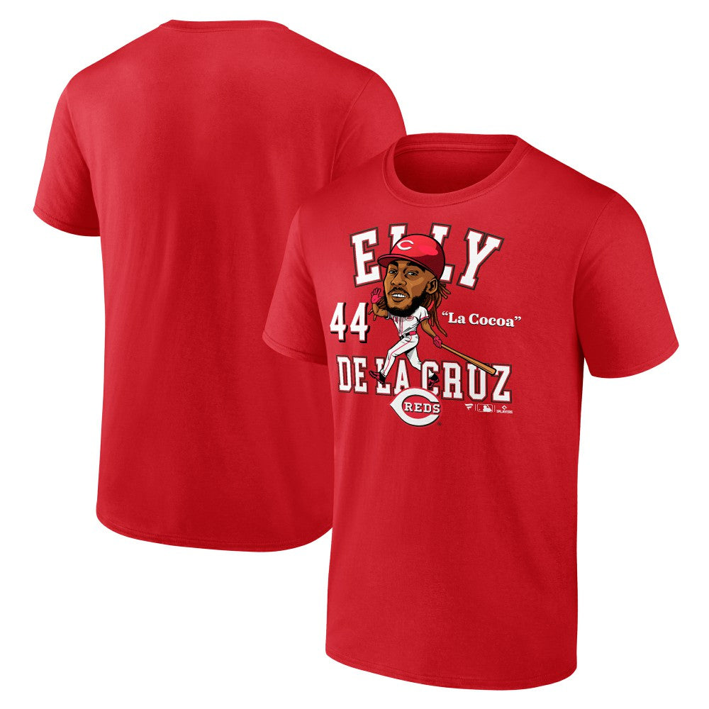 Elly De La Cruz Cincinnati Reds Fanatics Hometown Caricature T-Shirt - MLB