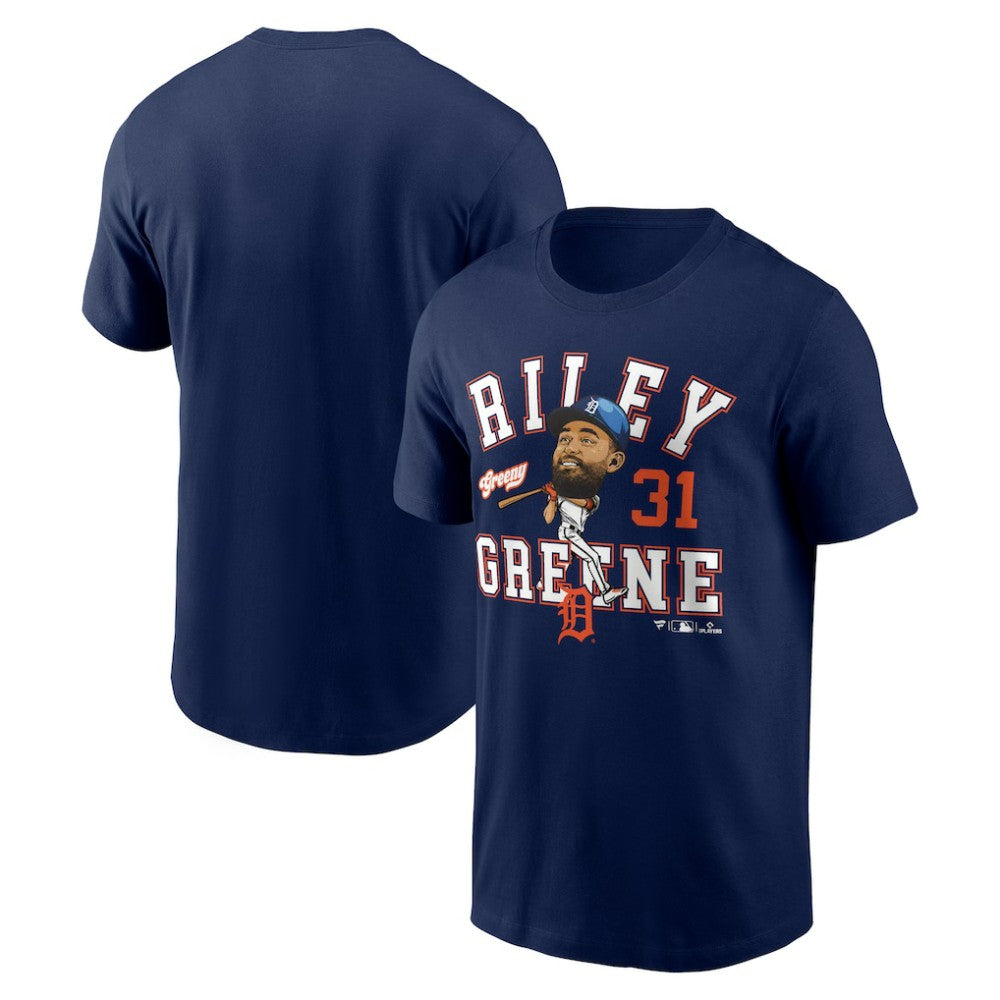 Riley Greene Detroit Tigers Fanatics Hometown Caricature T-Shirt - MLB