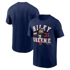 Riley Greene Detroit Tigers Fanatics Hometown Caricature T-Shirt - MLB