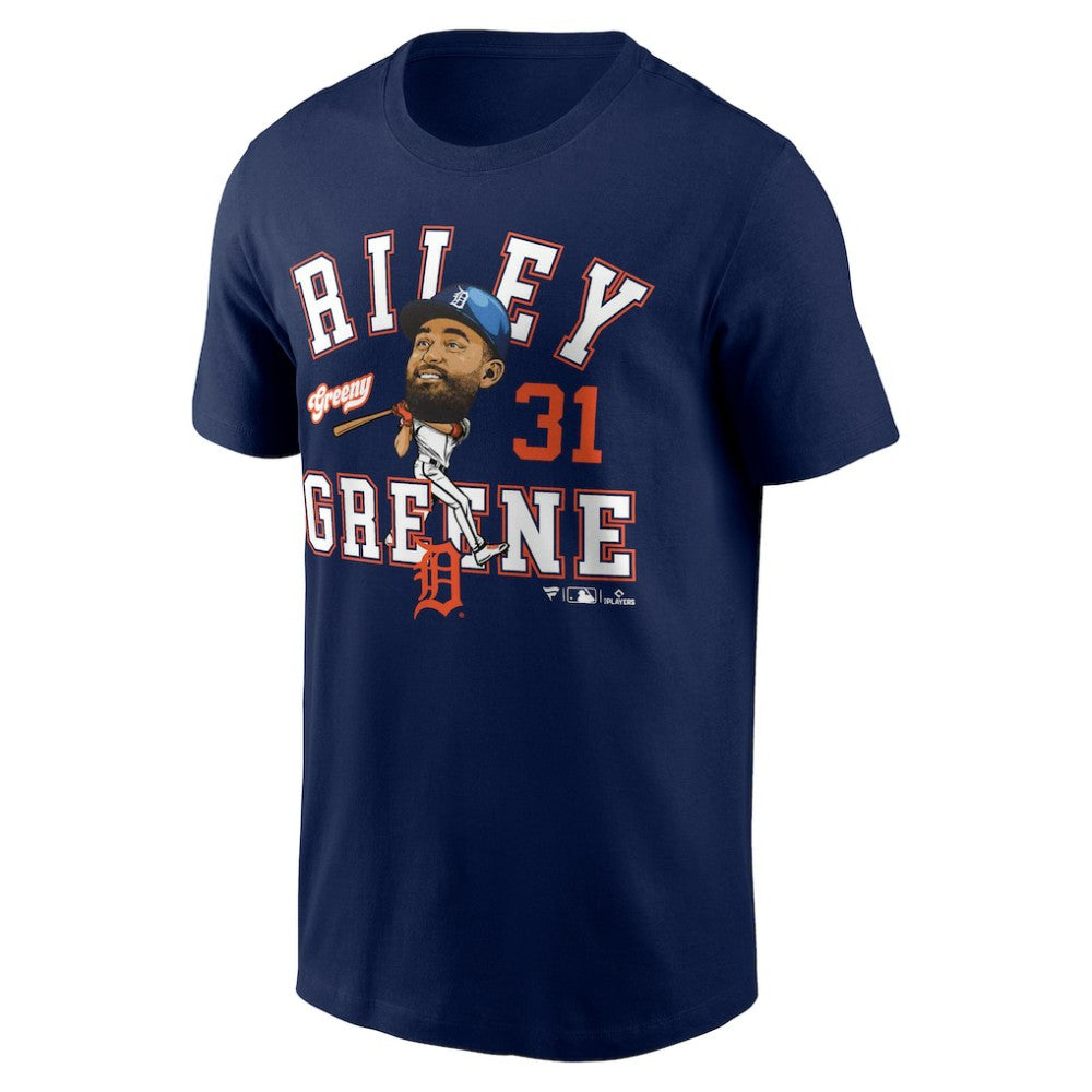 Riley Greene Detroit Tigers Fanatics Hometown Caricature T-Shirt - MLB