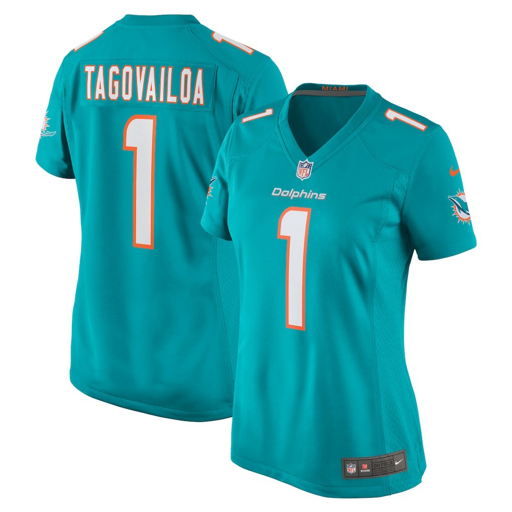 Tua Tagovailoa Miami Dolphins Women's Game Jersey Aqua | Nike for Sale