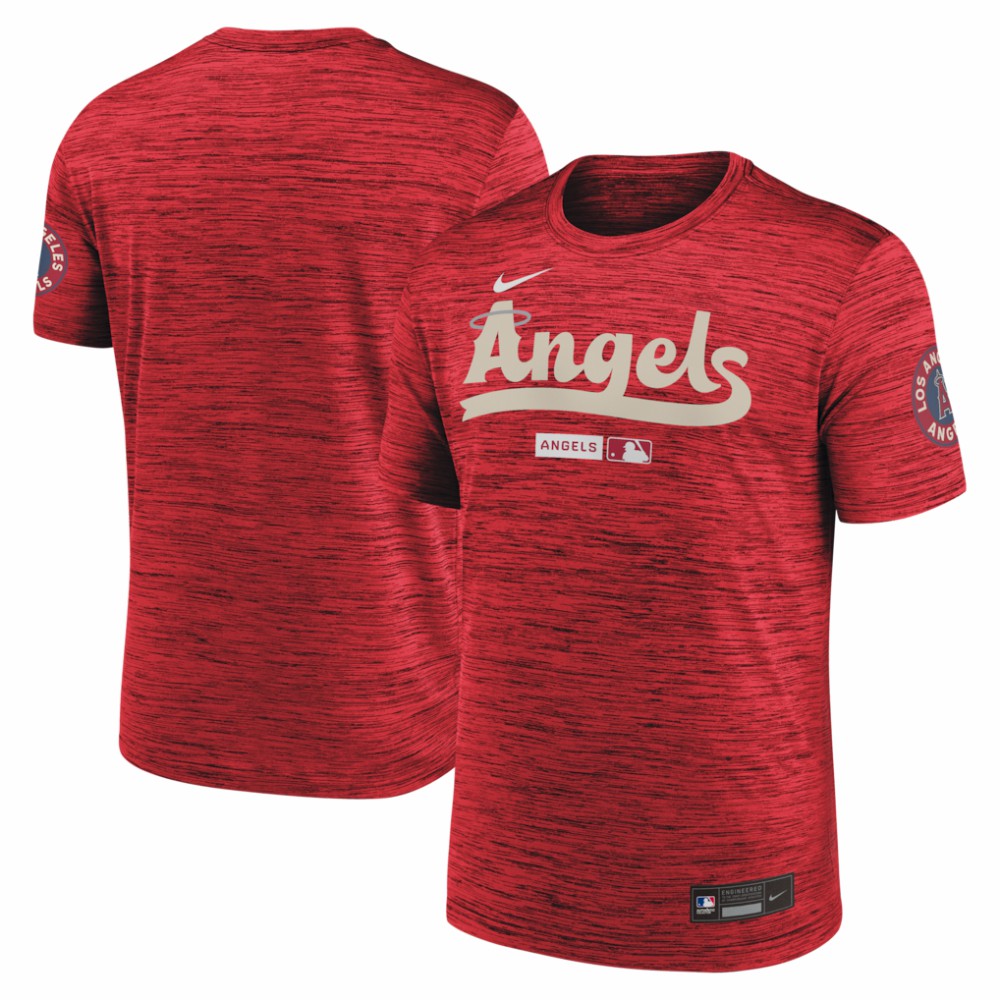 Los Angeles Angels Nike Authentic Collection City Connect Velocity Dri-FIT T-Shirt - MLB