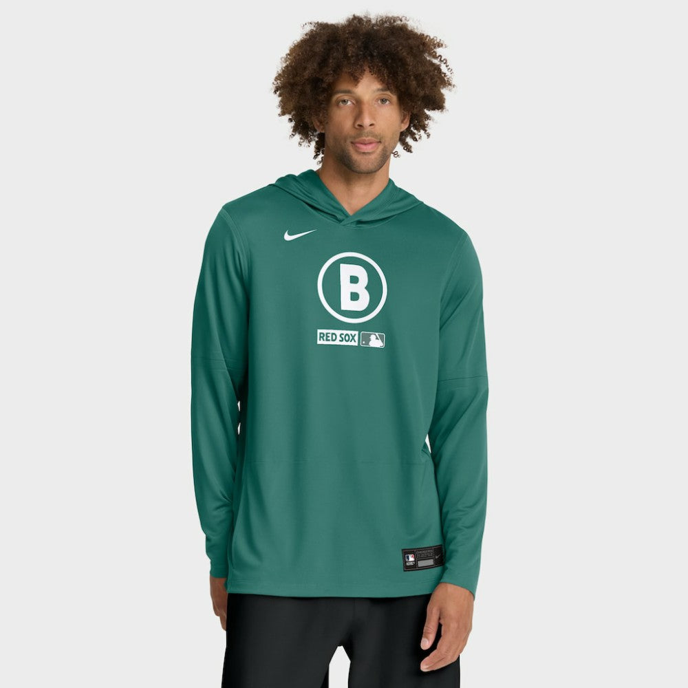 Boston Red Sox Nike City Connect Dri-FIT Long Sleeve Hooded T-Shirt - MLB