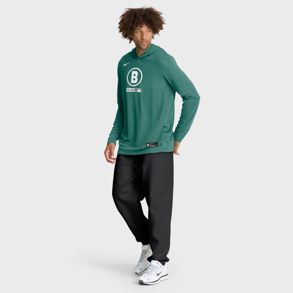 Boston Red Sox Nike City Connect Dri-FIT Long Sleeve Hooded T-Shirt - MLB