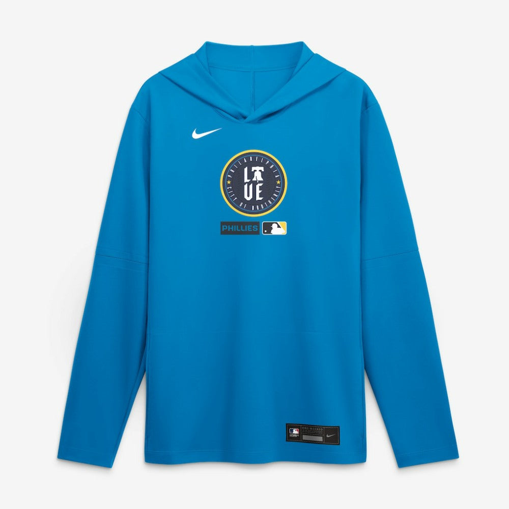 Philadelphia Phillies Nike City Connect Dri-FIT Long Sleeve Hooded T-Shirt - MLB