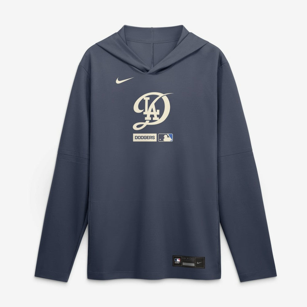 Los Angeles Dodgers Nike City Connect Dri-FIT Long Sleeve Hooded T-Shirt - MLB