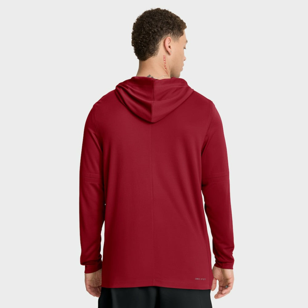 Cleveland Guardians Nike City Connect Dri-FIT Long Sleeve Hooded T-Shirt - MLB