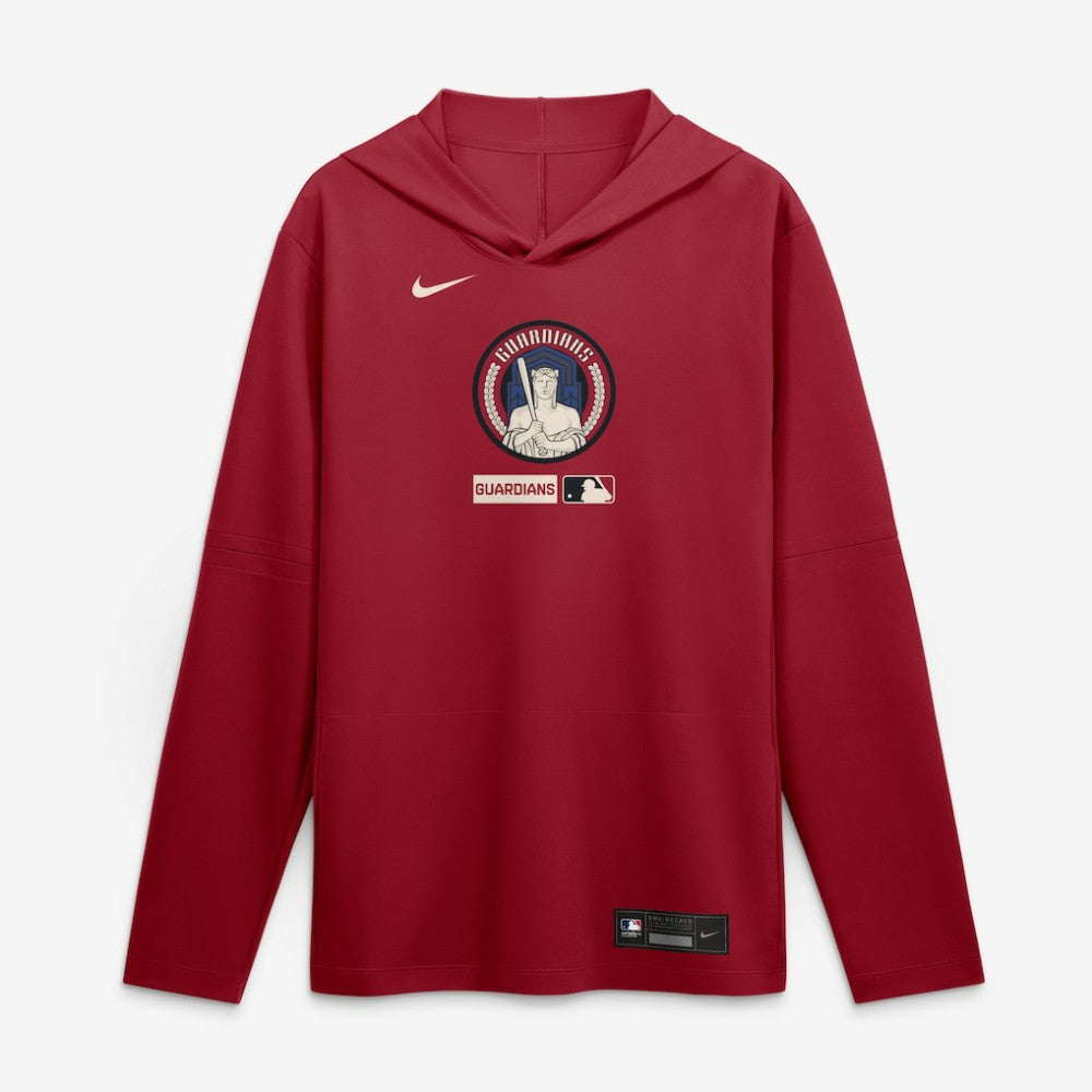 Cleveland Guardians Nike City Connect Dri-FIT Long Sleeve Hooded T-Shirt - MLB