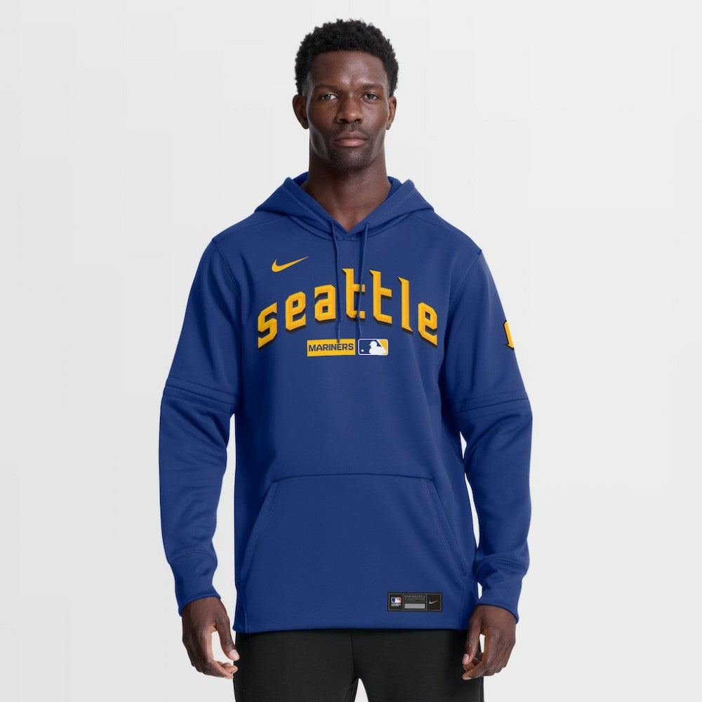 Seattle Mariners Nike Authentic Collection City Connect Therma-FIT Hoodie - MLB