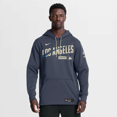 Los Angeles Dodgers Nike Authentic Collection City Connect Therma-FIT Hoodie - MLB