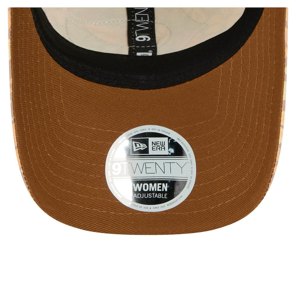 Chicago Bears New Era Women's Floral 9TWENTY Adjustable Hat Tan | NFL