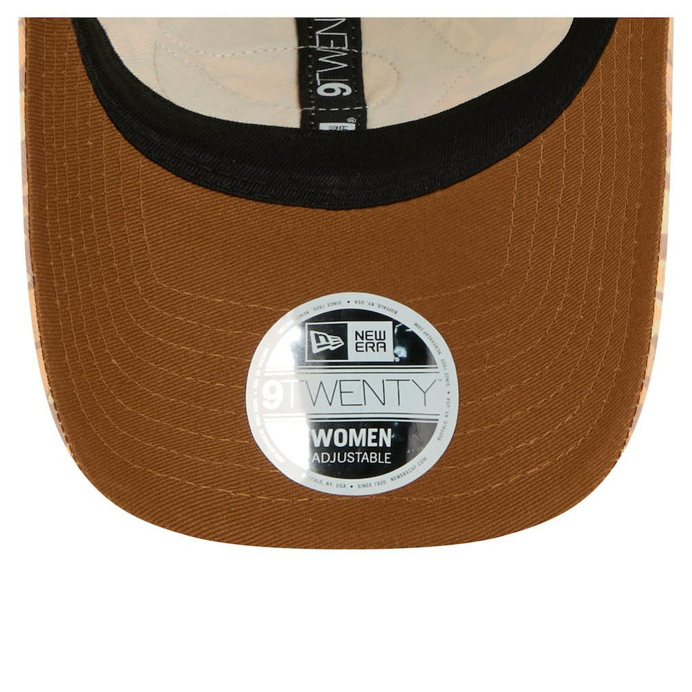 Chicago Bears New Era Women's Floral 9TWENTY Adjustable Hat Tan | NFL