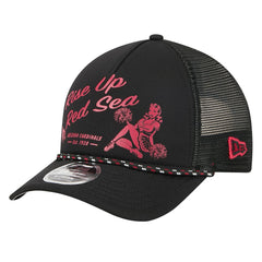 Arizona Cardinals New Era Gas Station 9FORTY A-Frame M-Crown Adjustable Trucker Hat Black | NFL