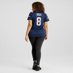 Stefon Diggs New England Patriots Women's Game Jersey Navy | Nike for Sale