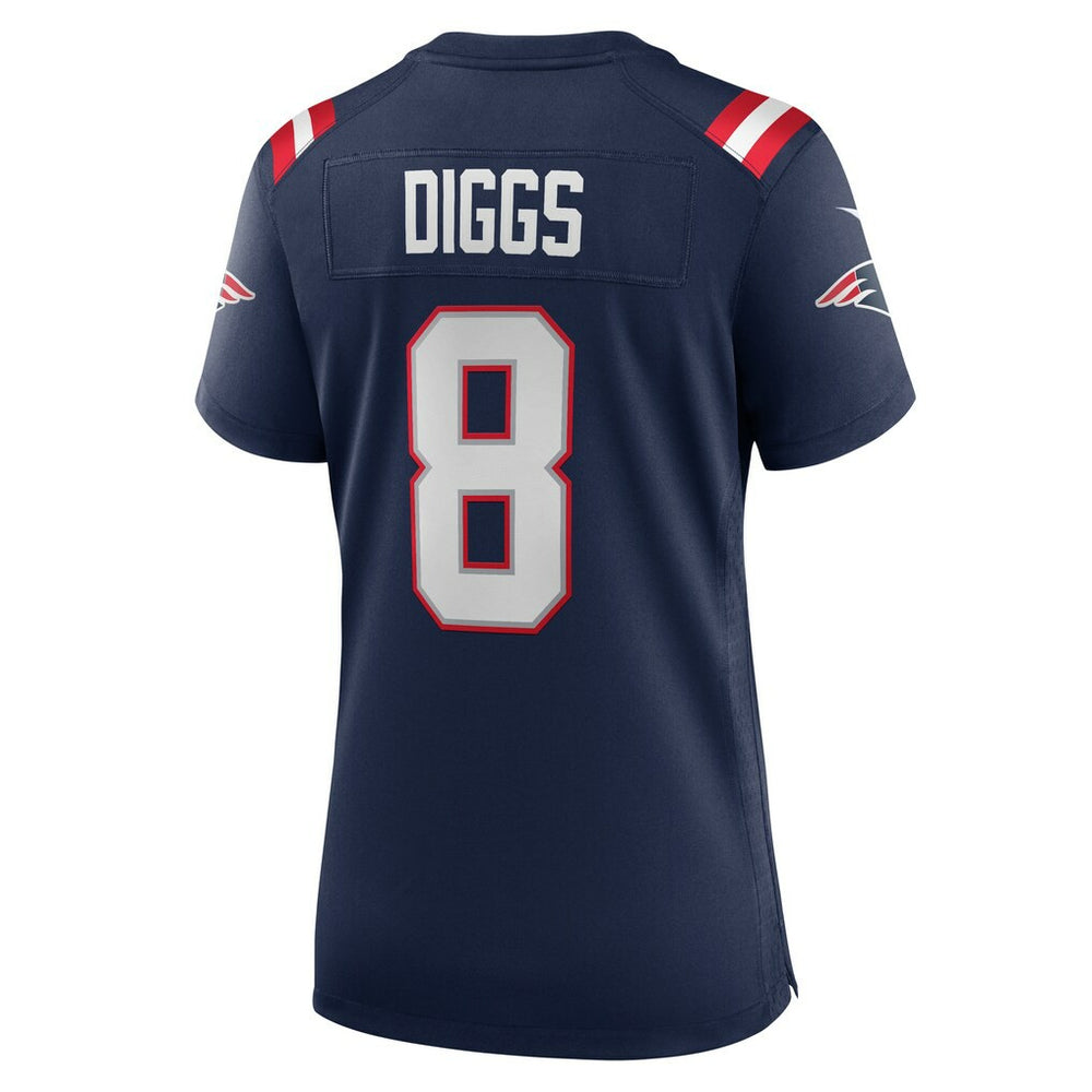 Stefon Diggs New England Patriots Women's Game Jersey Navy | Nike for Sale